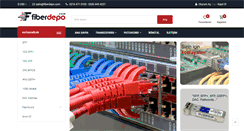 Desktop Screenshot of fiberdepo.com